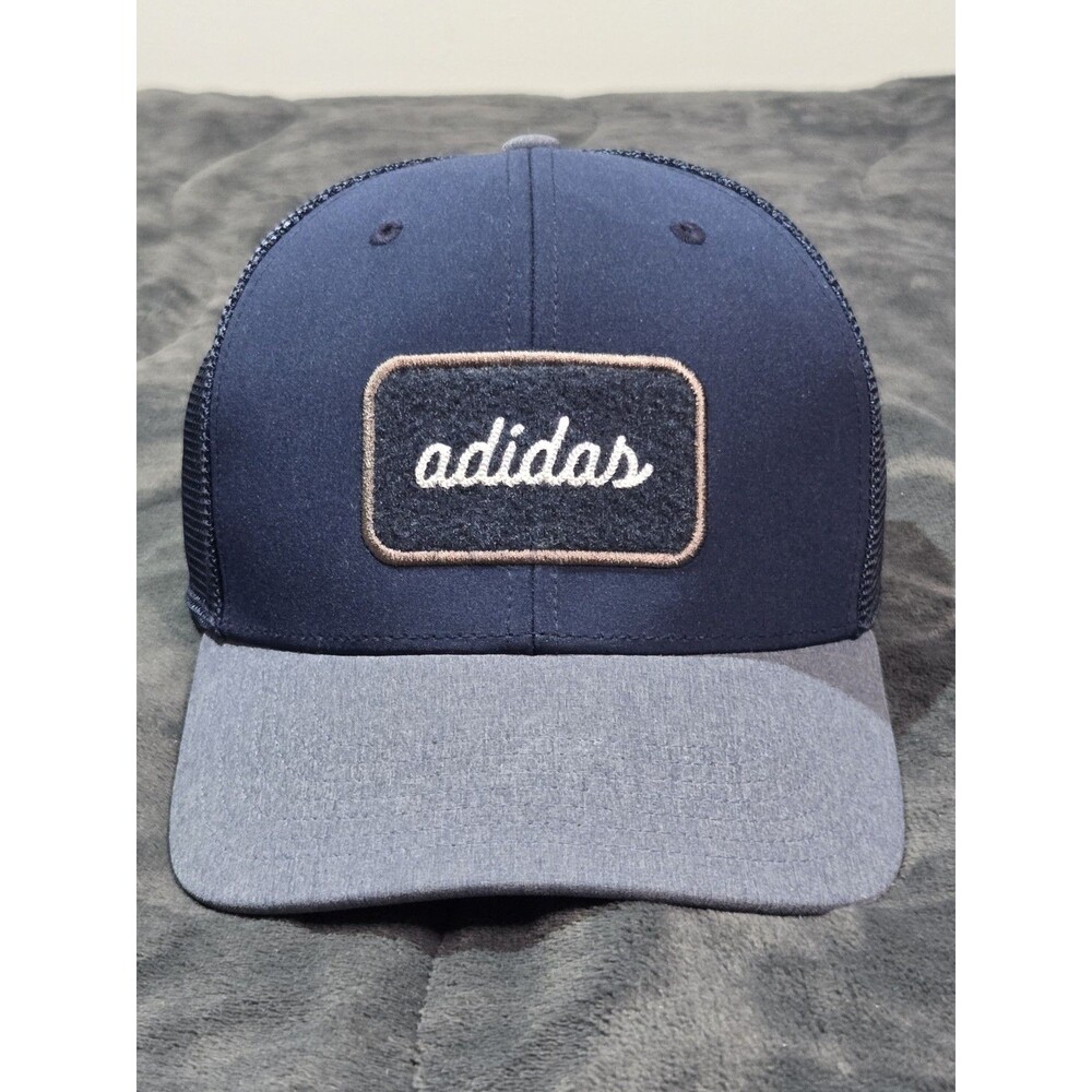 Adidas Removable Patch 2 in 1 Draw Fade Hat Snapback Trucker Hat Blue